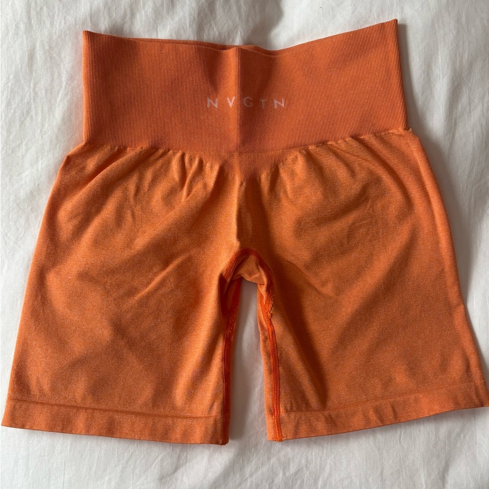 NVGTN Women's Vibrant Orange Bike Shorts size XS